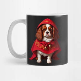 Elegant Shy Cocker Spaniel as Red Riding Hood Version 2 Mug